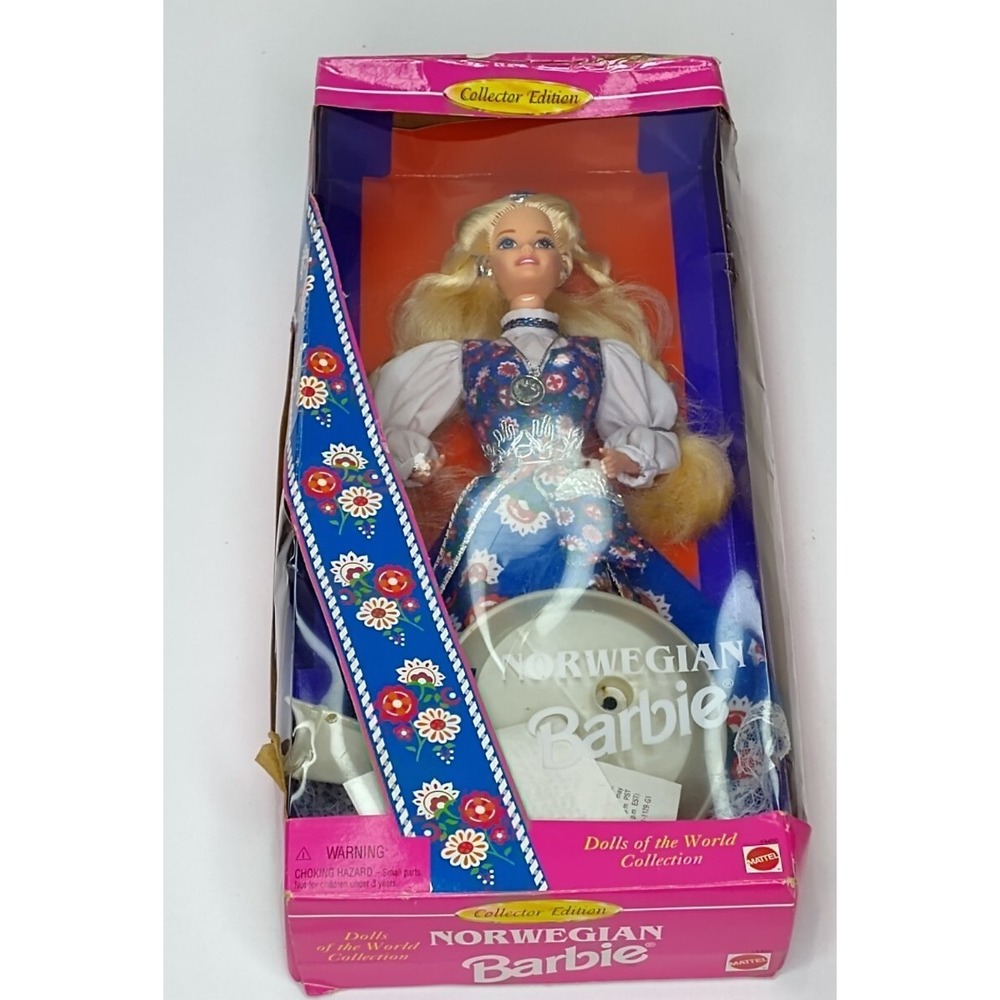 Barbie Norwegian‎ Dolls of World 1995 Mattel Vintage Some Changed B31.5GA1057